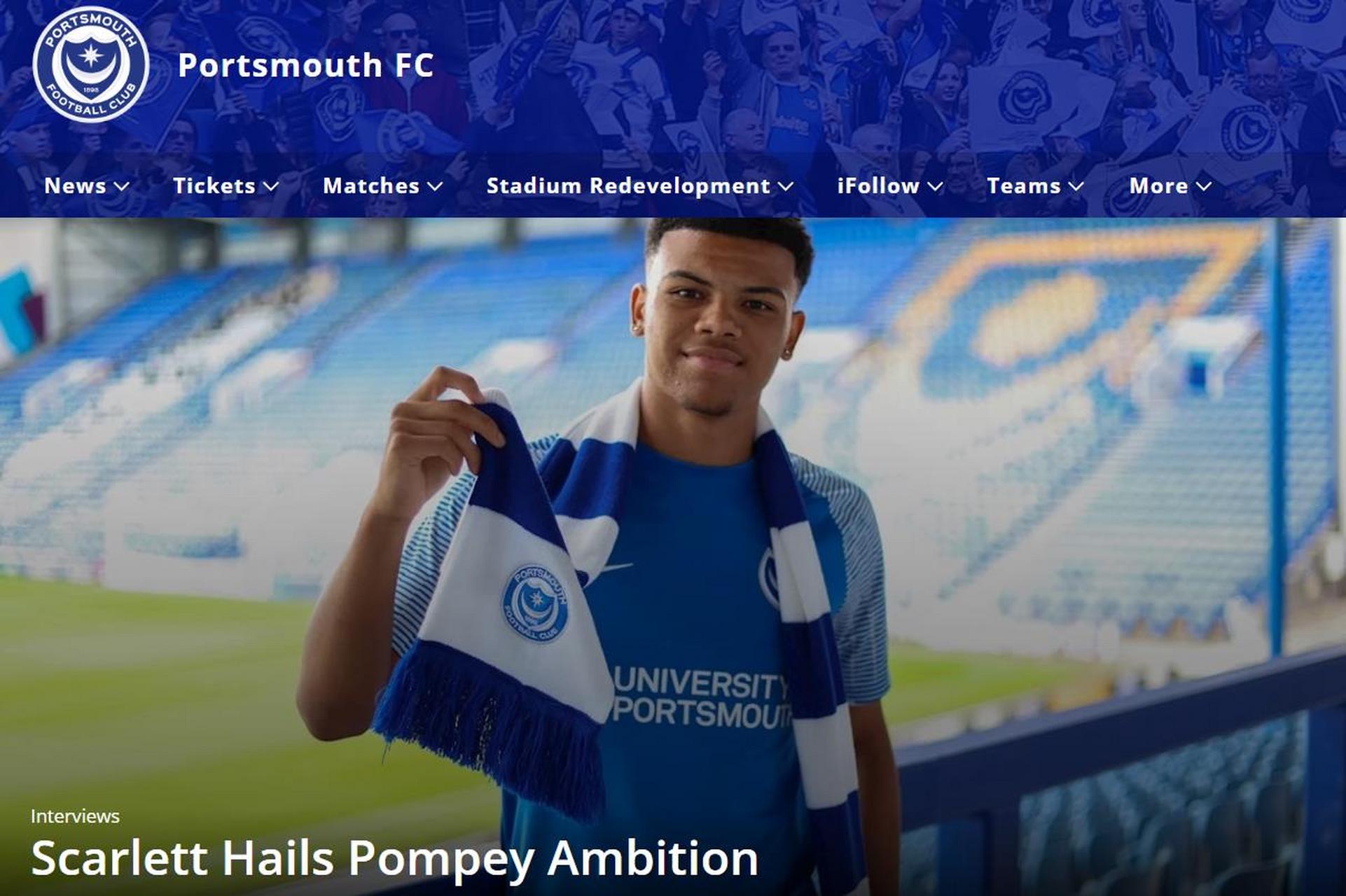 朴茨茅斯前锋突破进球,助球队获胜 朴茨茅斯前锋突破进球,助球队获胜